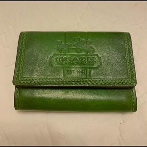 Coach mini wallet